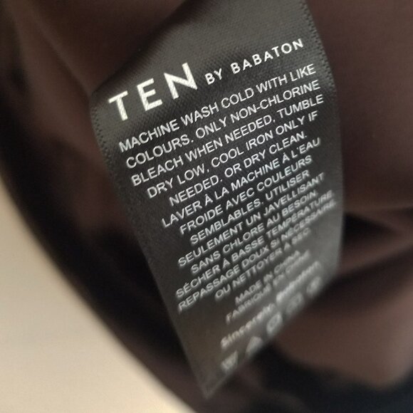 NEW Aritzia TEN Babaton Satin Pressure Dress 00 Racer Back Rich Mocha Brown 90s - Picture 6 of 12